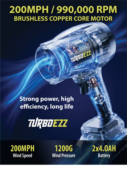 TurboEzz™ Pro Portable Jet Blower