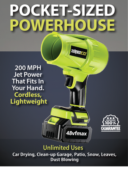 TurboEzz™ Pro Portable Jet Blower