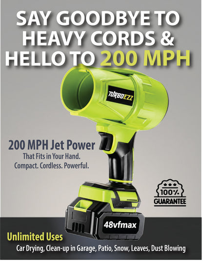 TurboEzz™ Pro Portable Jet Blower