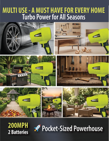 TurboEzz™ Pro Portable Jet Blower